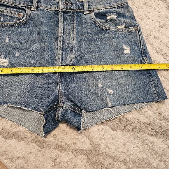 Boyish The Cody High Rise Jean Shorts Size 28 - Picture 11 of 12